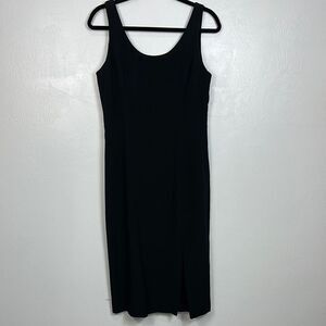 Rimini Vintage Sleeveless Sheath Knee Length Dress In Black Size 10